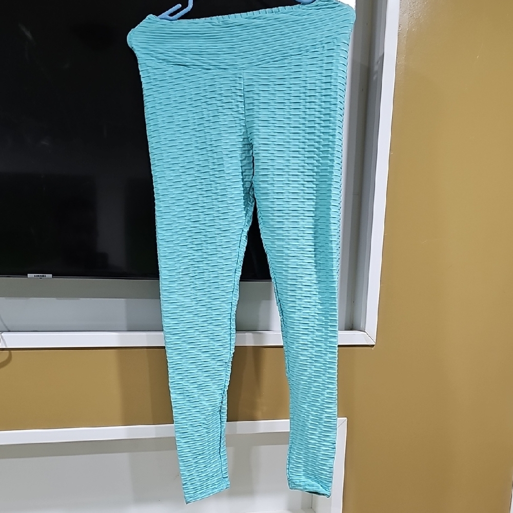 Kids Aqua Leggings